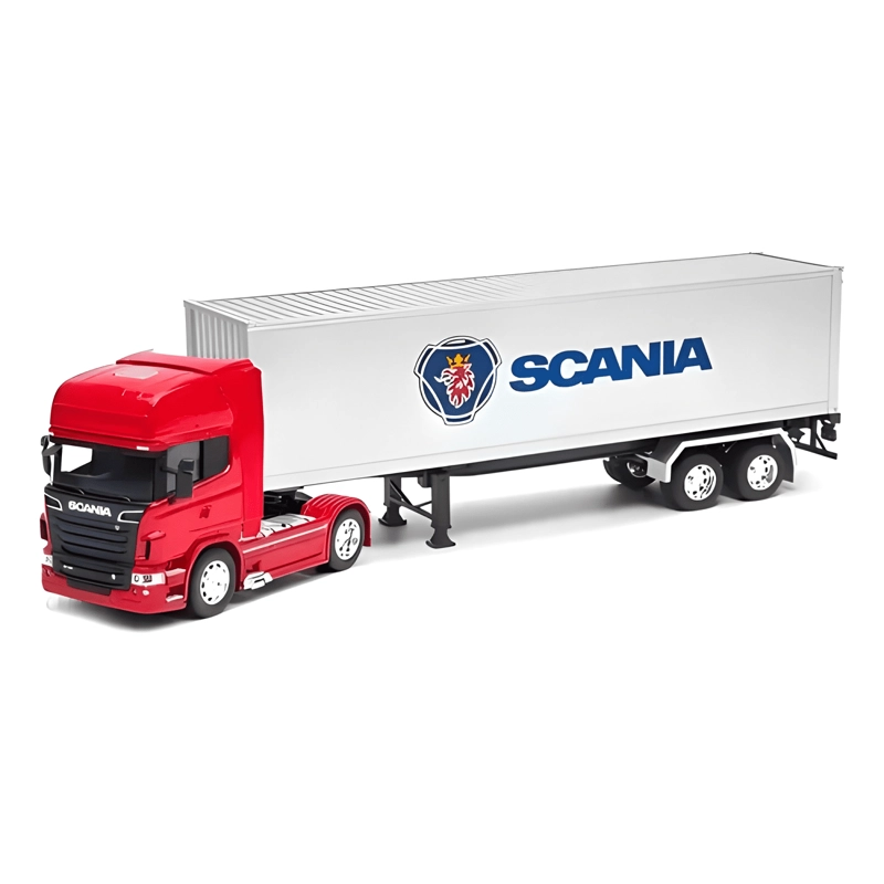 CAMION SCANIA CON CONTAINER ESCALA 1:32 ROJO - 1