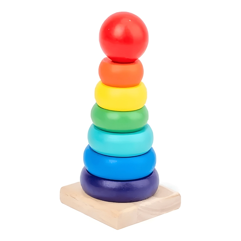 JUGUETES APRENDIZAJE DE MADERA DIDACTICO PARA NIÑOS BEBE S #9 - 4