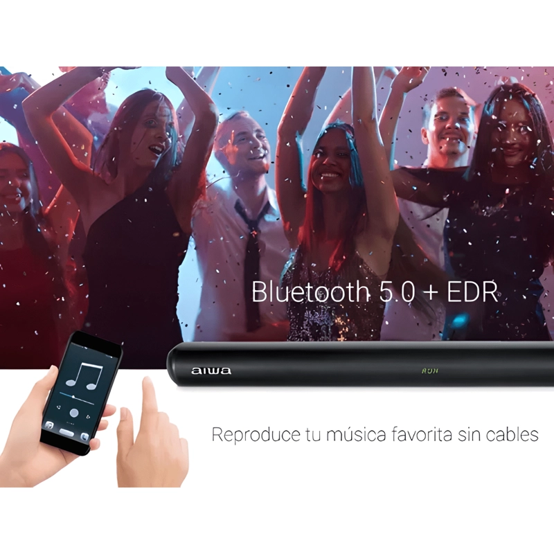 BARRA DE SONIDO SOUND BAR 2 0 BLUETOOTH 400 W NEGRO - 3