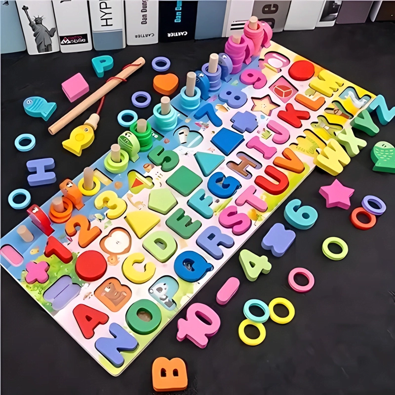 JUGUETES DE TABLERO DE LOGARITMO MONTESSORI #2 - 2