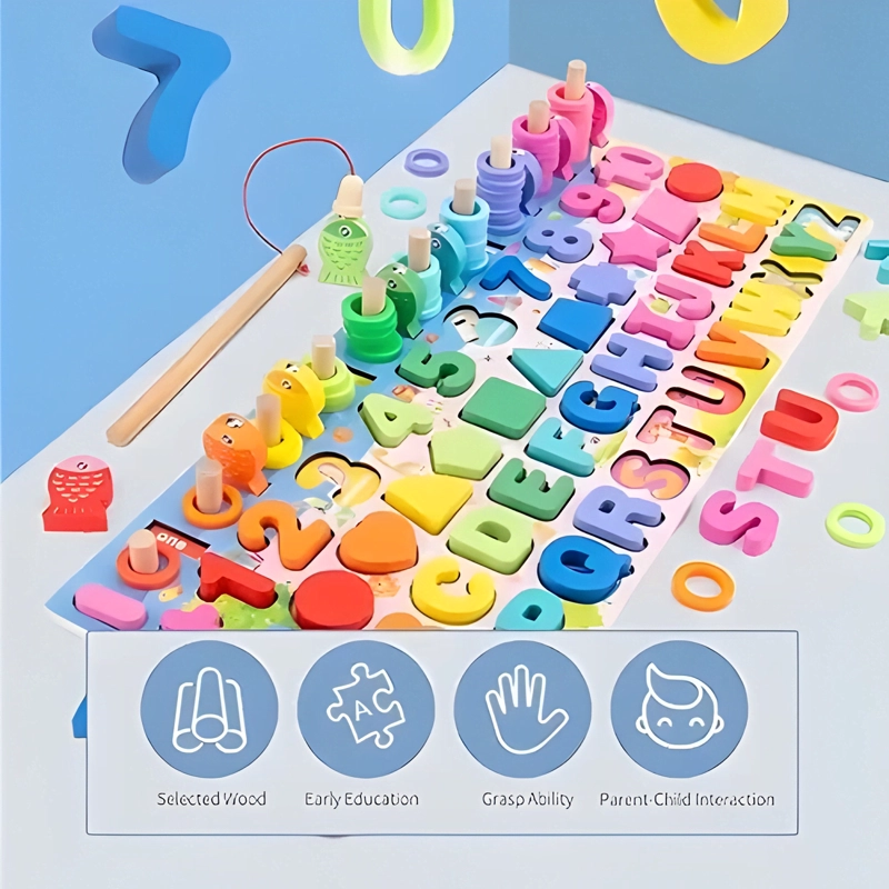 JUGUETES DE TABLERO DE LOGARITMO MONTESSORI #2 - 3