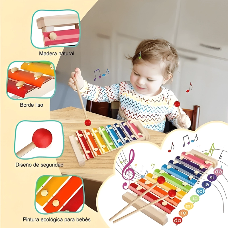 JUGUETES DE ESTIMULACION TEMPRANA PARA NIÑOS 9 PCS #12 - 3