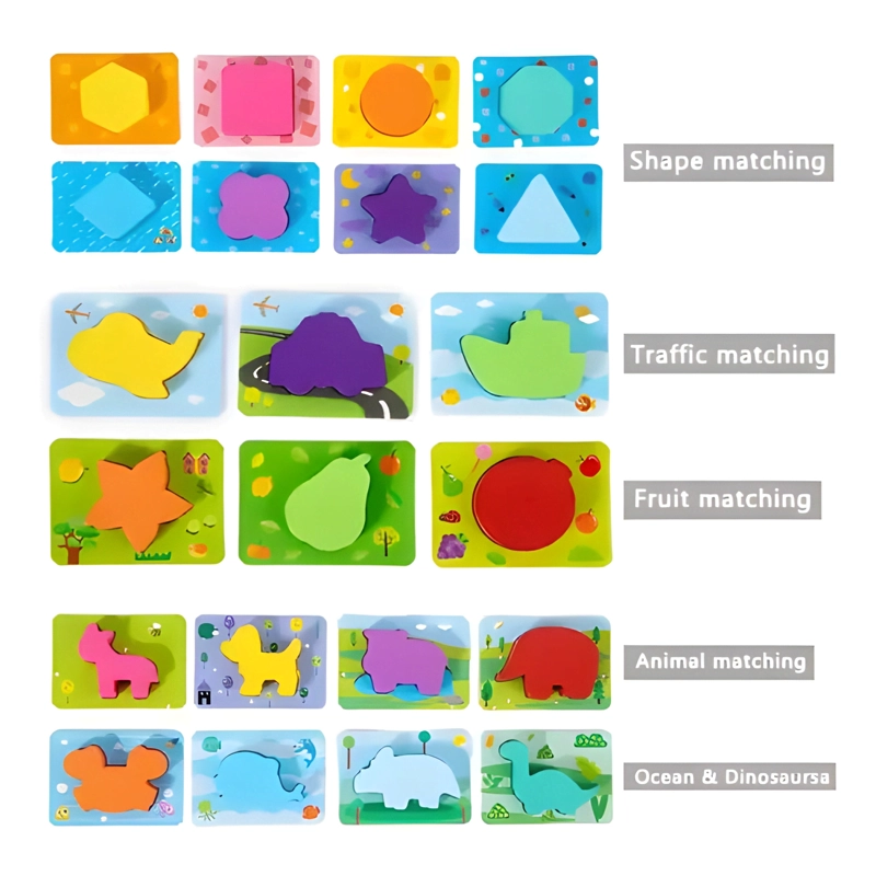 JUEGO DIDACTICO COGNITIVO Y DE PARES MONTESSORI PARA NIÑOS - 2
