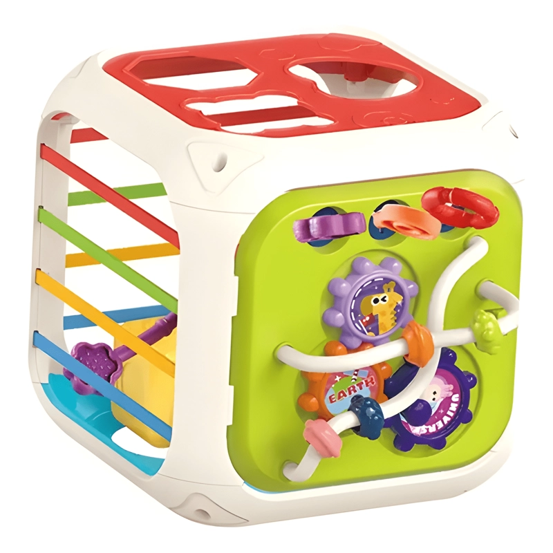 JUGUETE MONTESSORI EDUCATIVO 7 EN 1 CUBO DIDACTICO BEBE  #2 - 1