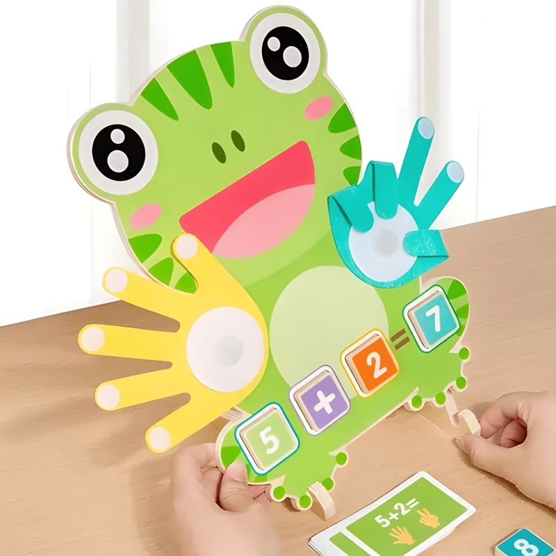 JUEGO APRENDE A SUMAR Y RESTAR PARA NIÑOS EN MADERA - 1