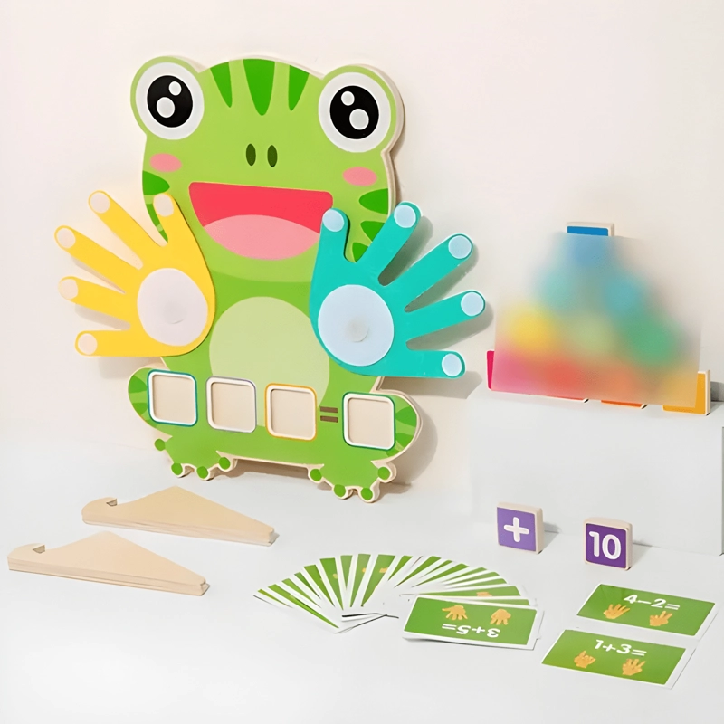 JUEGO APRENDE A SUMAR Y RESTAR PARA NIÑOS EN MADERA - 2