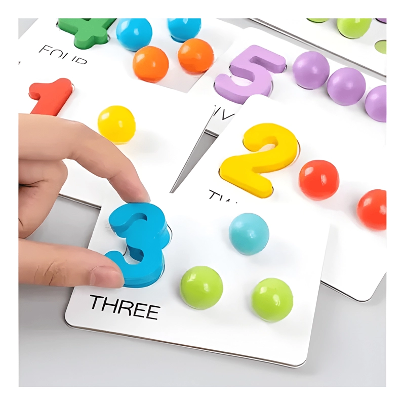 JUEGO EDUCATIVO MONTESSORI MATEMATICAS Y MOTRICIDAD - 2