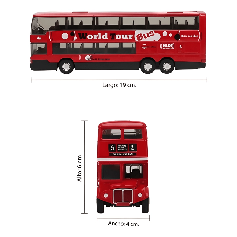 BUS MERCEDES BENZ MB O 404 DD ESCALA 1:64 - 1