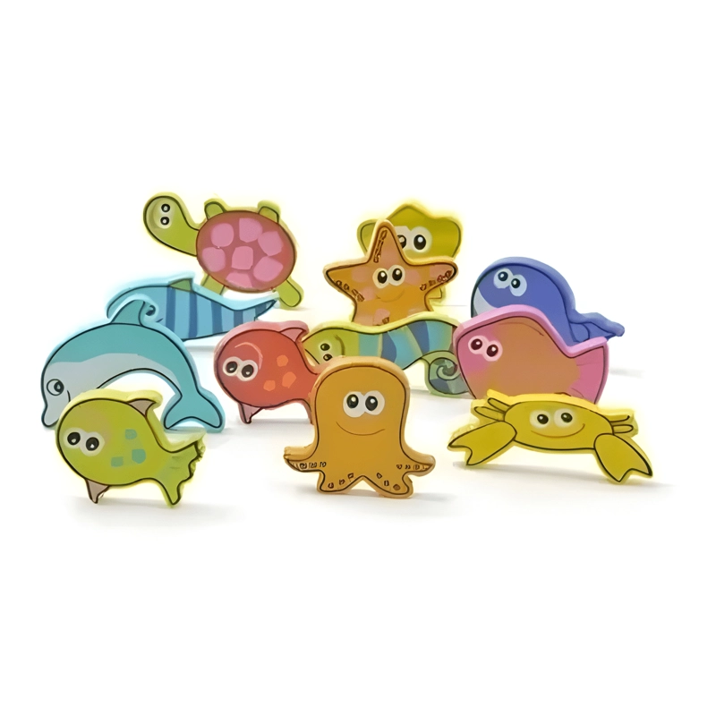 JUEGO DE PESCA MAGNE TICO MADERA MOTRICIDAD FINA MONTESSORI - 4