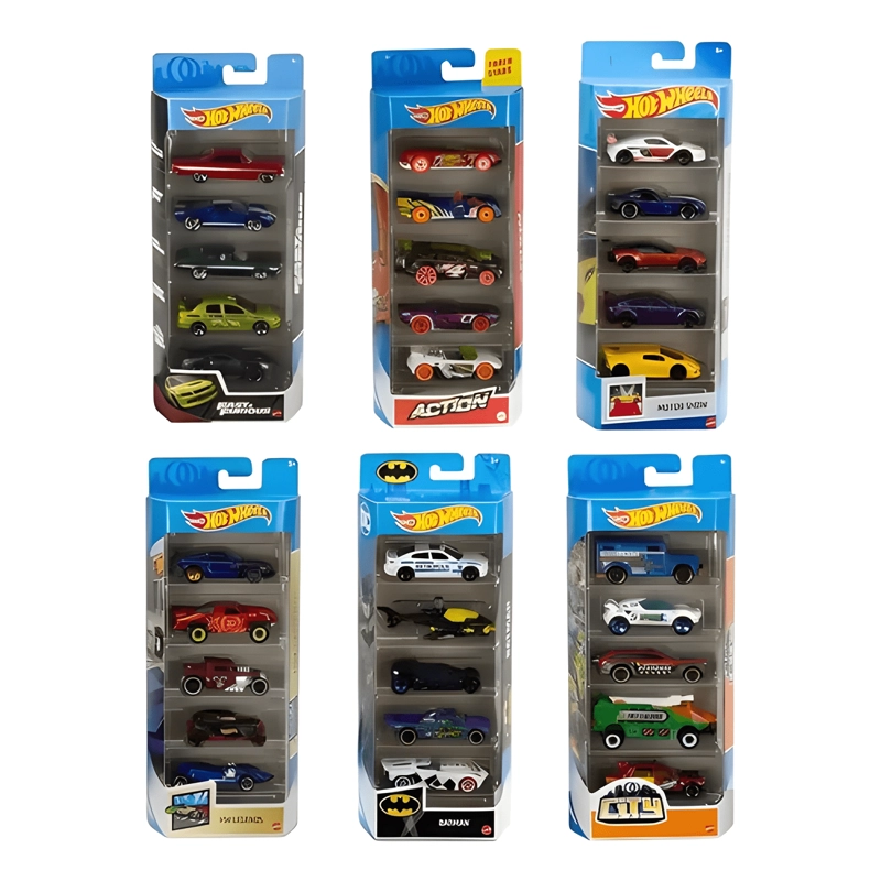 PACK 5 AUTOS HOT WHEELS COLORES SURTIDOS - 2