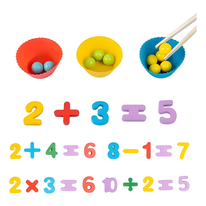CUENTA CONTEO JUGUETE MONTESSORI MATERIAL DIDACTICO - 1