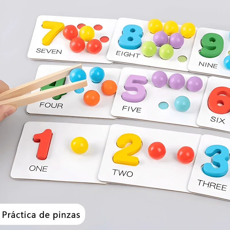 CUENTA CONTEO JUGUETE MONTESSORI MATERIAL DIDACTICO - 3