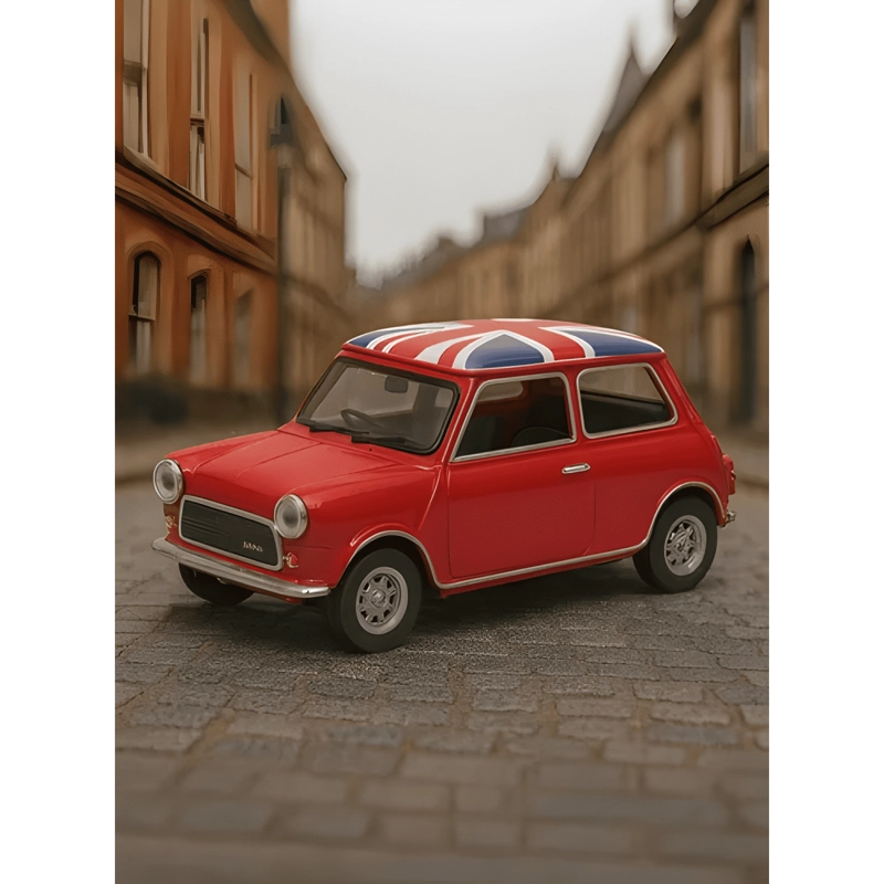 AUTO MINI COOPER 1300 UK FLAG S COLECCIONABLE - 4