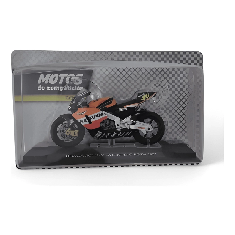 MOTO HONDA RC211V PILOTO VALENTINO ROSSI 2002 #2 - 3