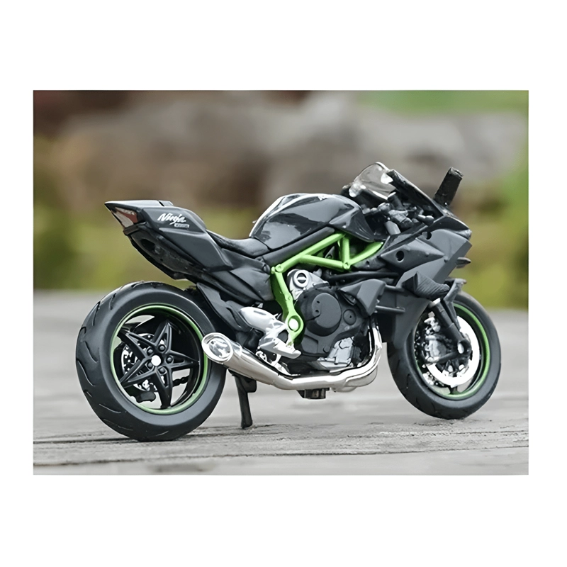 MOTO KAWASAKI NINJA H2 R ESCALA 1:18 COLECCION - 1
