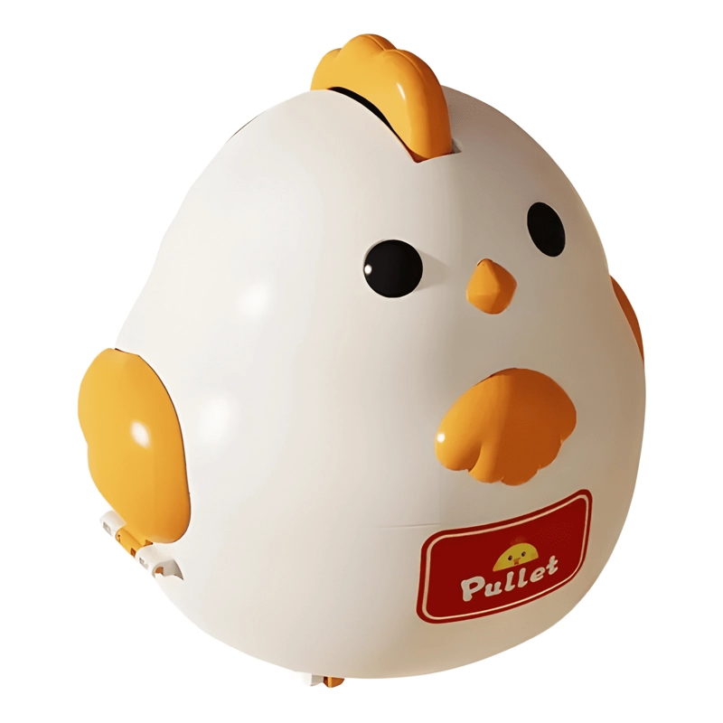 JUGUETE DE ENCAJE MONTESSORI GALLINA CON 24 HUEVOS - 1