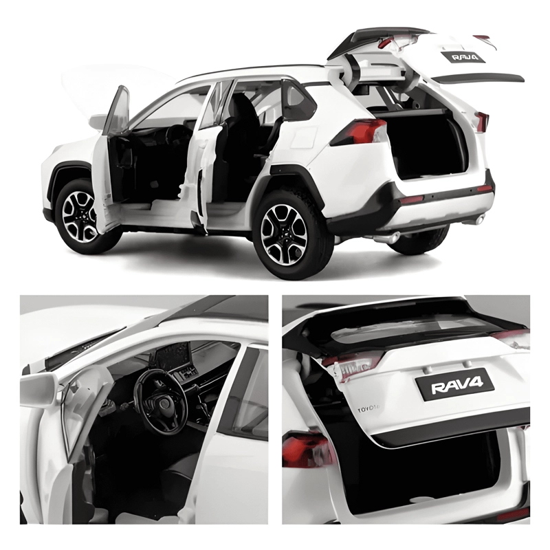 CAMIONETA TOYOTA RAV 4 CON LUZ Y SONIDO ESCALA 1:32 - 2