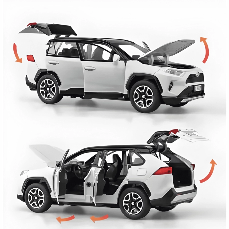 CAMIONETA TOYOTA RAV 4 CON LUZ Y SONIDO ESCALA 1:32 - 4
