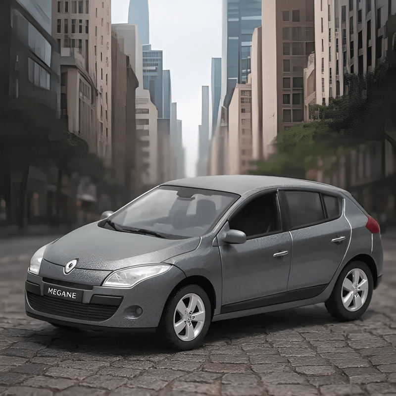AUTO RENAULT MEGANE S COLECCIONABLE GRIS - 4