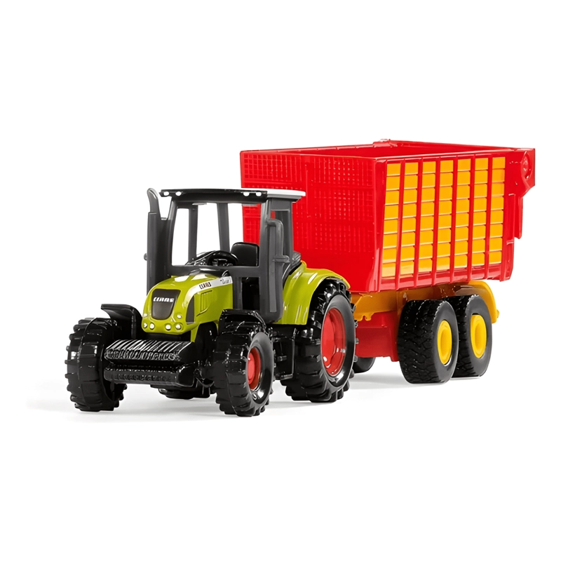 TRACTOR CLAAS ESCALA 1:87 CON REMOLQUE - 2
