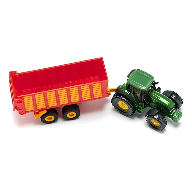 TRACTOR CLAAS ESCALA 1:87 CON REMOLQUE - 3