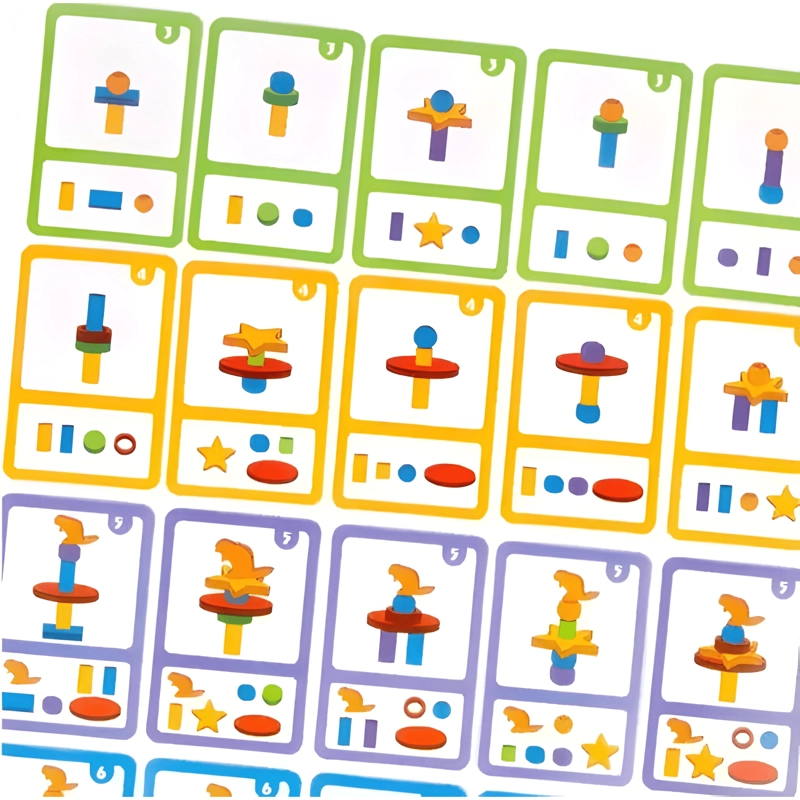 JUEGO DE PATRONES DIDACTICO PARA NIÑOS MONTESSORI - 2