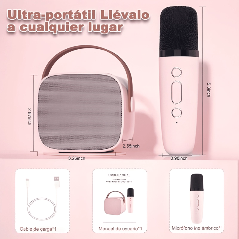 ALTAVOZ BLUETOOTH INALAMBRICO CON MICROFONO PARA NIÑOS #2 - 1