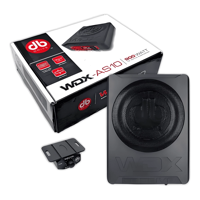 SUBWOOFER PLANO AMPLIFICADO DB DRIVE WDX-AS10 900W NEGRO - 3