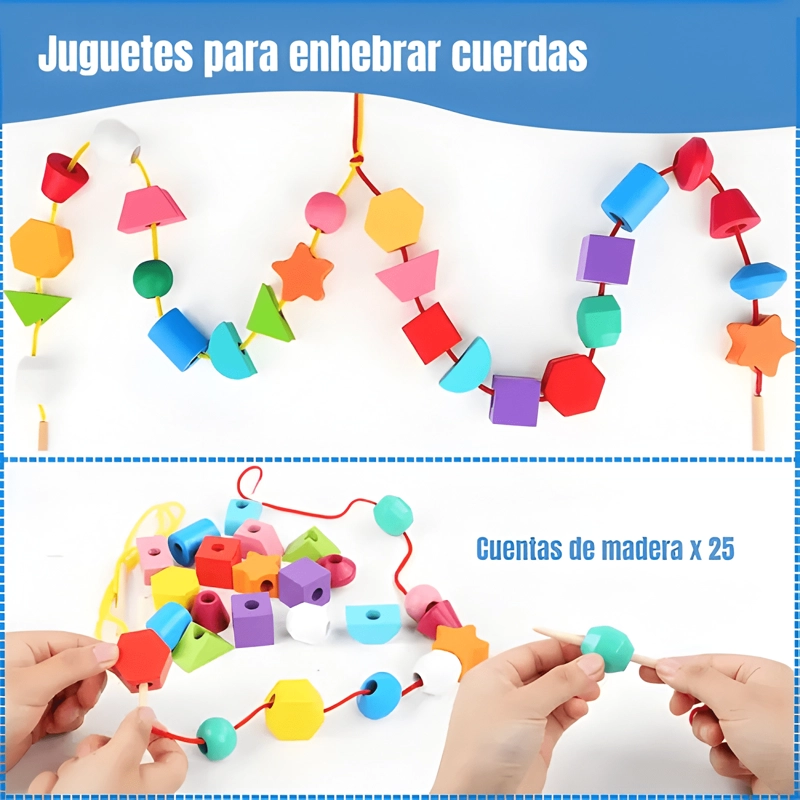 JUEGO DIDACTICO INFANTIL MADERA FORMA GEOME TRICAS MONTESSORI - 3