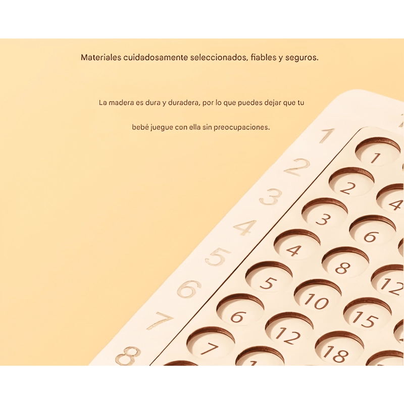 TABLERO DIDACTICO TABLA DE MULTIPLICAR JUEGO MONTESSORI #7 - 2