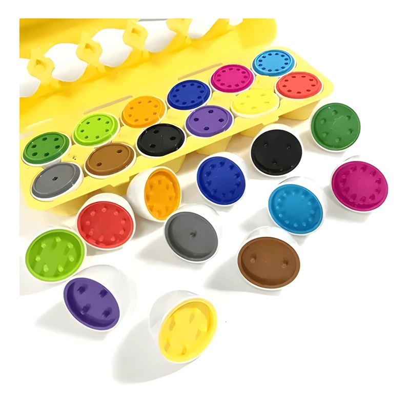 HUEVOS JUGUETE PARA NIÑOS 12 PIEZAS JUEGO DIDACTICO ENCAJE - 2