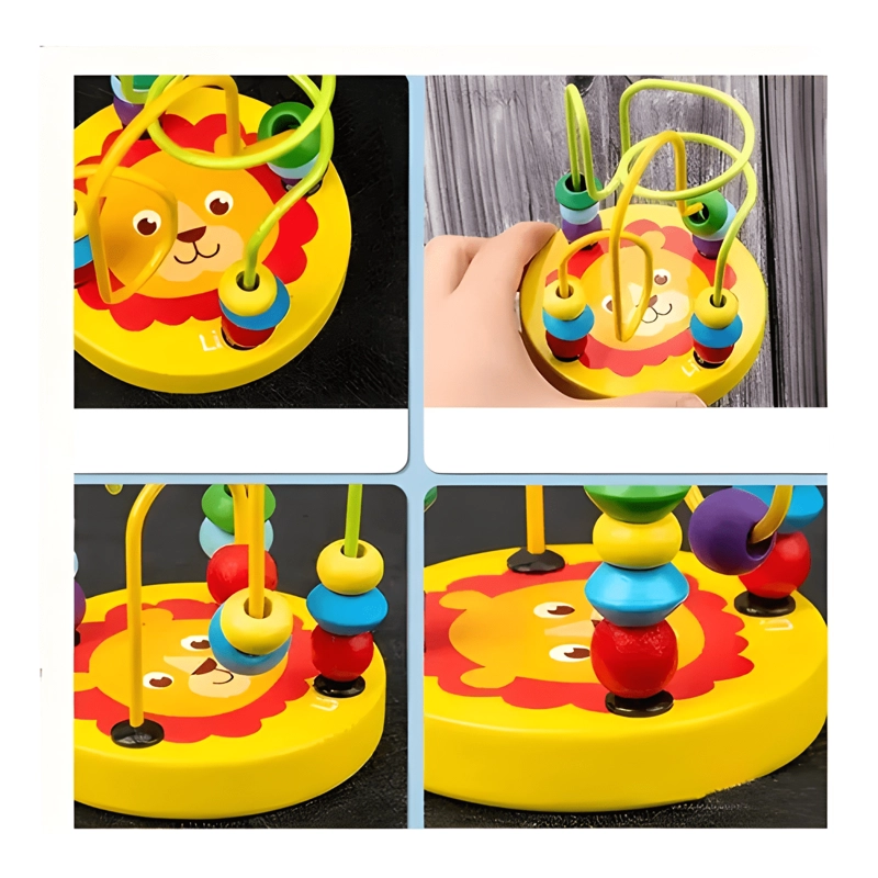 JUGUETES APRENDIZAJE DE MADERA DIDACTICO PARA NIÑOS BEBE S #1 - 4