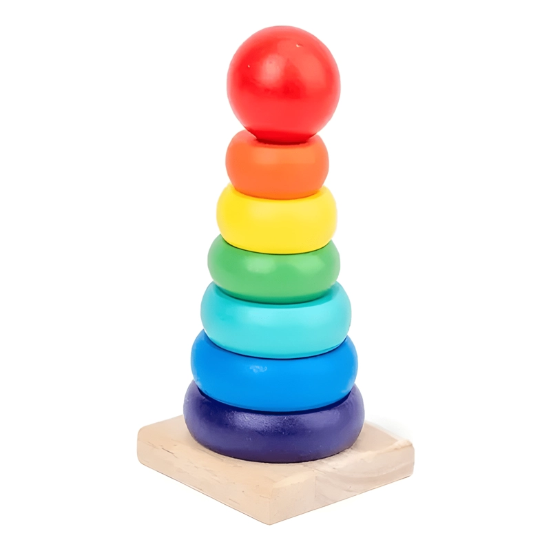 JUGUETES APRENDIZAJE DE MADERA DIDACTICO PARA NIÑOS BEBE S #5 - 4