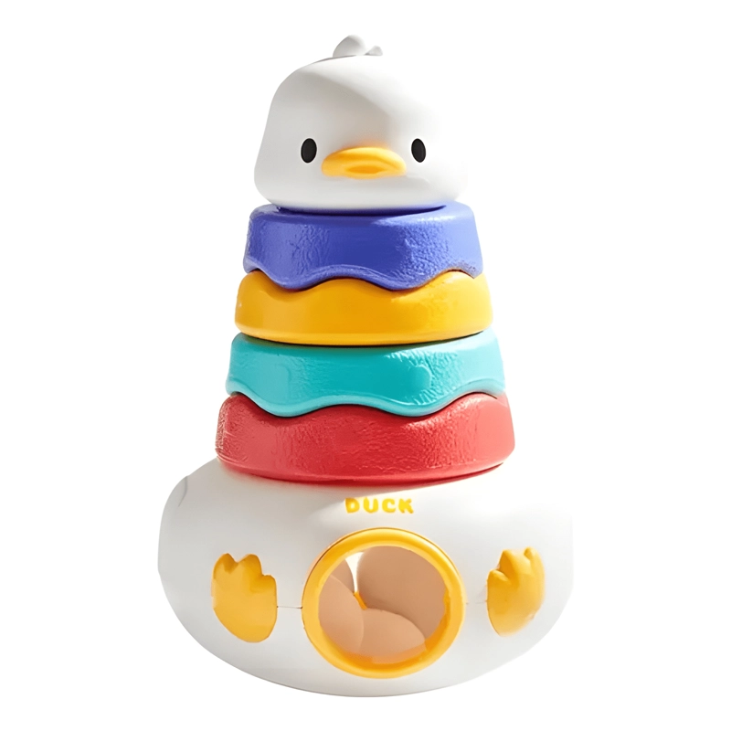 JUEGO ENCAJE HUEVOS MONTESSORI FIGURAS NIÑOS JUGUETE PATO - 1