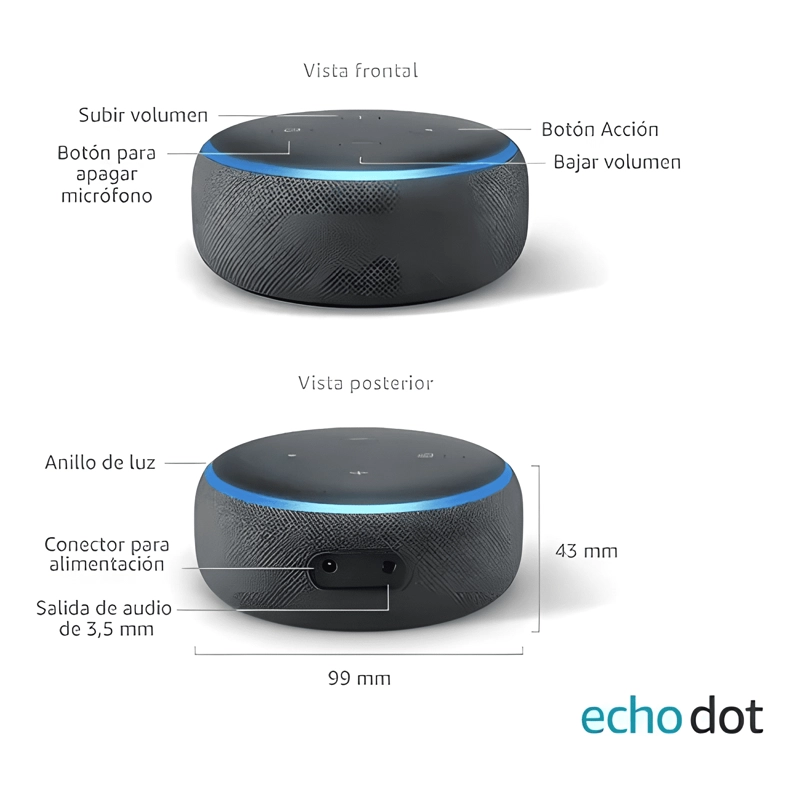 DOT 3RD GEN CON ASISTENTE VIRTUAL CARBON - 4