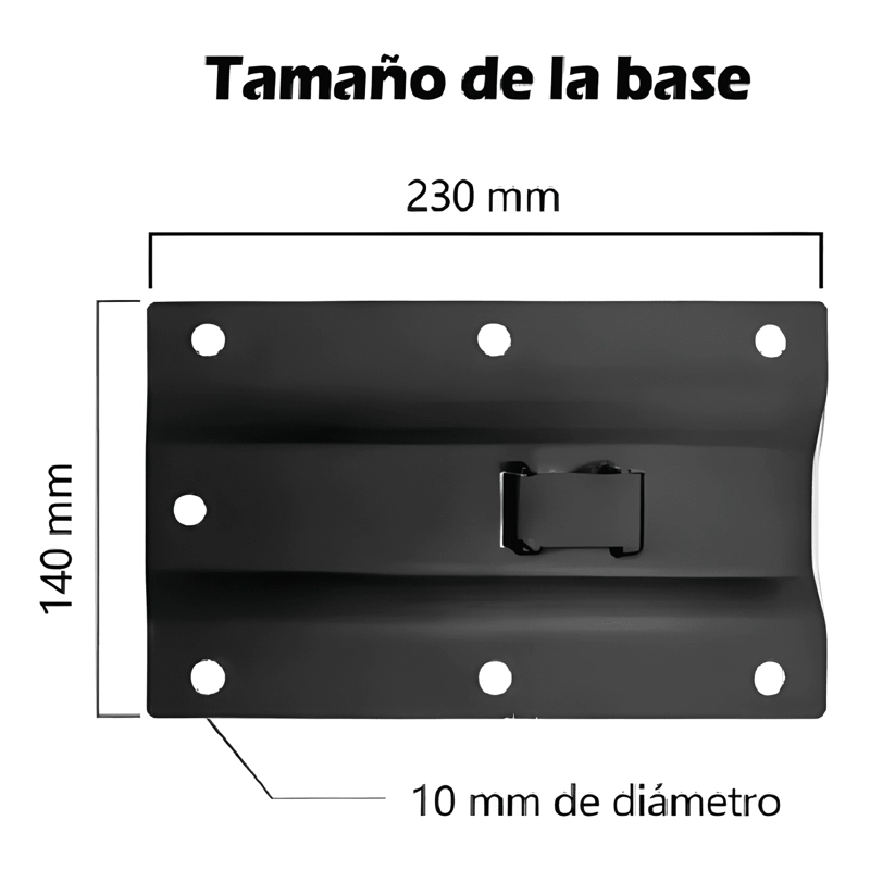 SOPORTE DE BAFLE BOCINA PARED, BASE PEDESTAL STAND 35KG 2PCS - 2