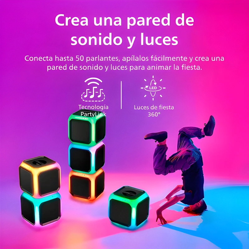 PARLANTE KARAOKE FIESTA BLUETOOTH 12 HORAS BATERIA - 2