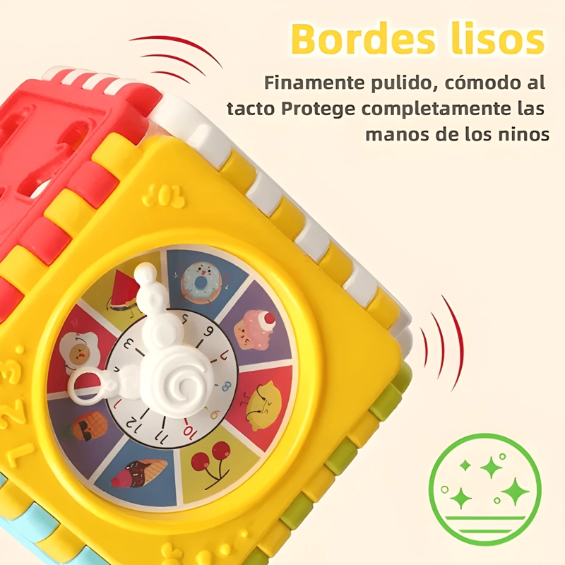 JUEGO DE ENSEÑANZA PARA BEBE S CON CUBO DE ACTIVIDADES 6 EN 1 - 3