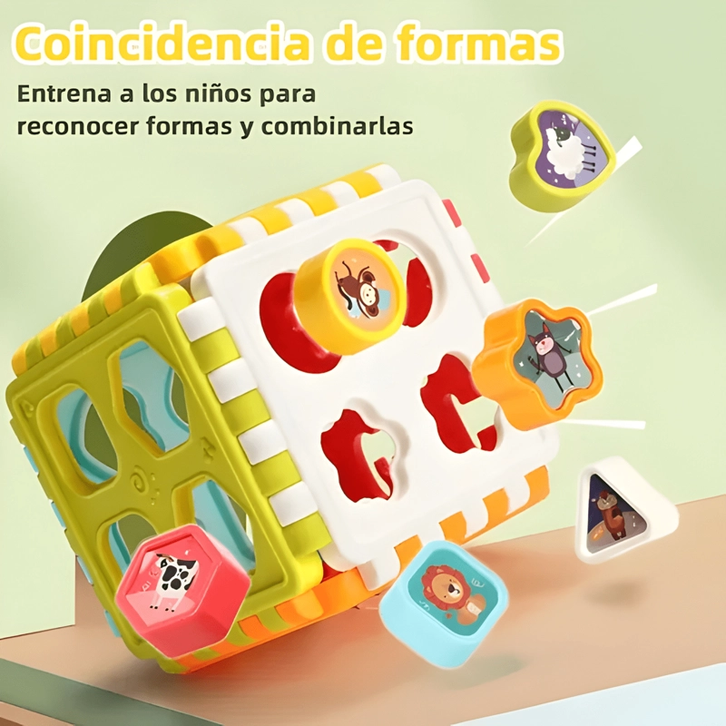 JUEGO DE ENSEÑANZA PARA BEBE S CON CUBO DE ACTIVIDADES 6 EN 1 - 4