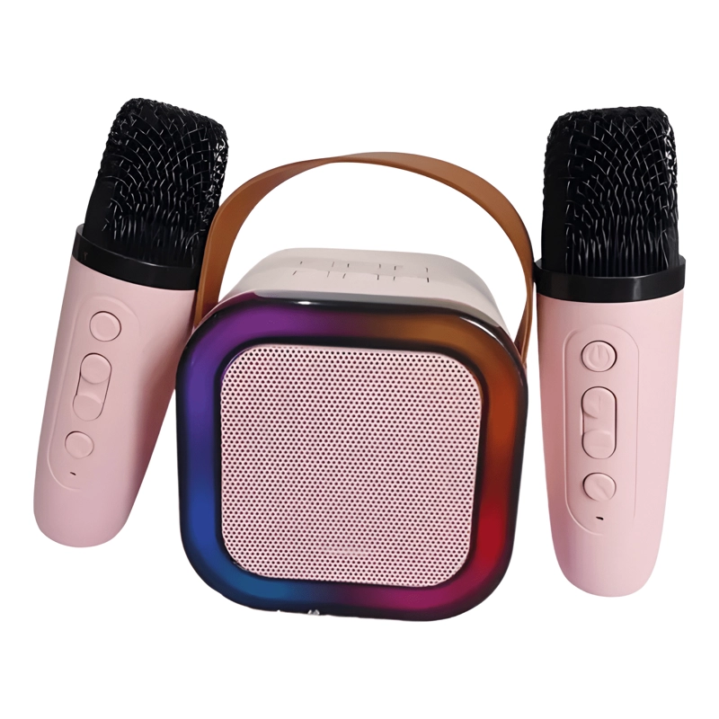 ALTAVOZ BLUETOOTH CON MICROFONO, LED DE KARAOKE PARA NIÑOS - 3