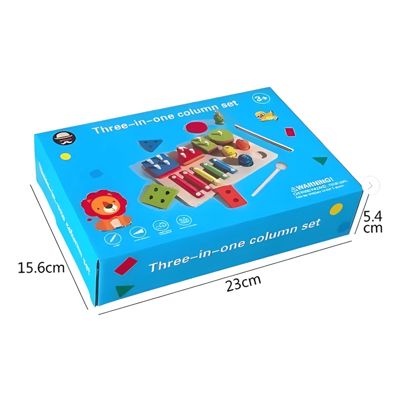 JUEGO MONTESSORI 3 EN 1 DE MADERA - 3