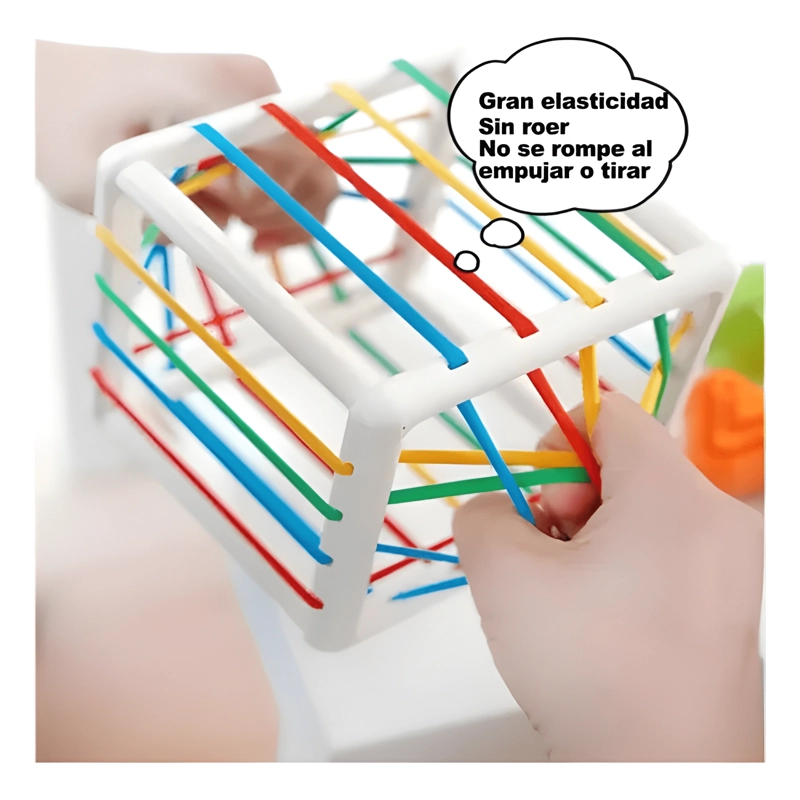 JUEGO DIDACTICO CUBO SENSORIAL DE BEBE  ESTIMULACION TEMPRANA - 3