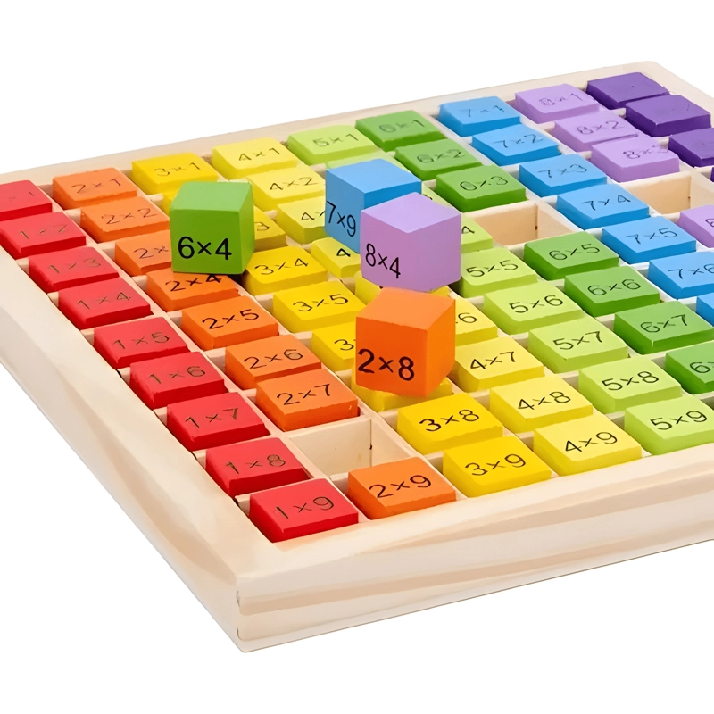 TABLERO MONTESSORI DIDACTICO PARA MATEMATICA DE MADERA - 3