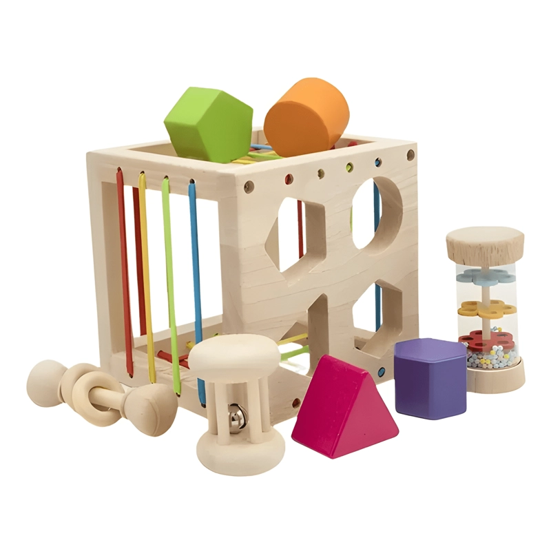 JUEGO DE ENCAJE MONTESSORI CUBO ELASTICO - 3