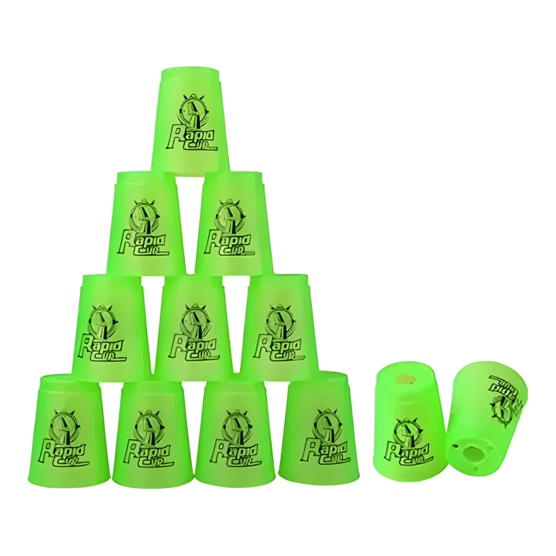 JUEGO DIDACTICO VASOS DE APILAMIENTO RAPIDO JUGUETE - 1