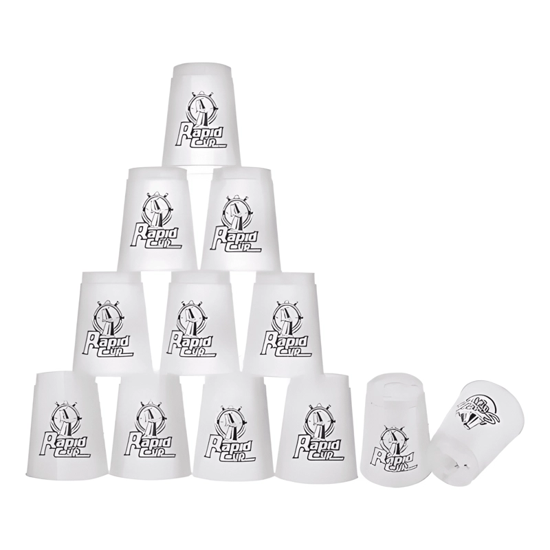 JUEGO DIDACTICO VASOS DE APILAMIENTO RAPIDO JUGUETE - 2