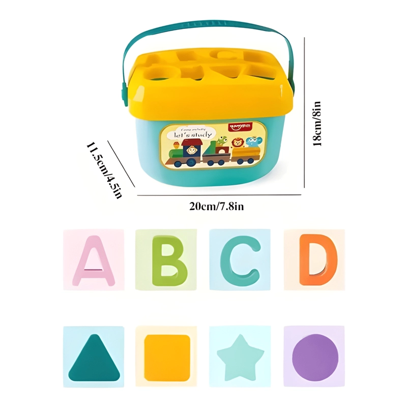 JUEGO BALDE MIS PRIMEROS BLOQUES DE ENCAJE PARA BEBE - 4