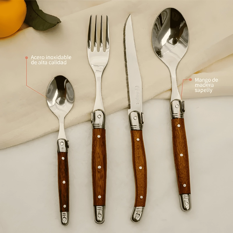SET DE CUCHILLERIA 24 PCS CUBIERTOS - 4