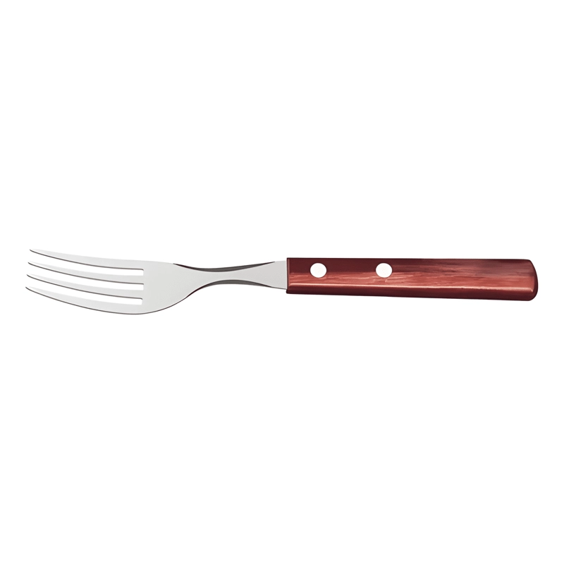 PACK TENEDOR MANGO MADERAX12UD+CUCHILLO 5PULGADAS - 2