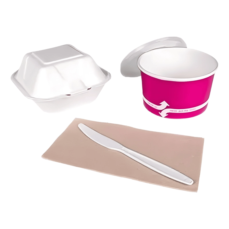 CUCHILLO BIODEGRADABLE COMPOSTABLE PACK 50 UNIDADES BLANCO - 4